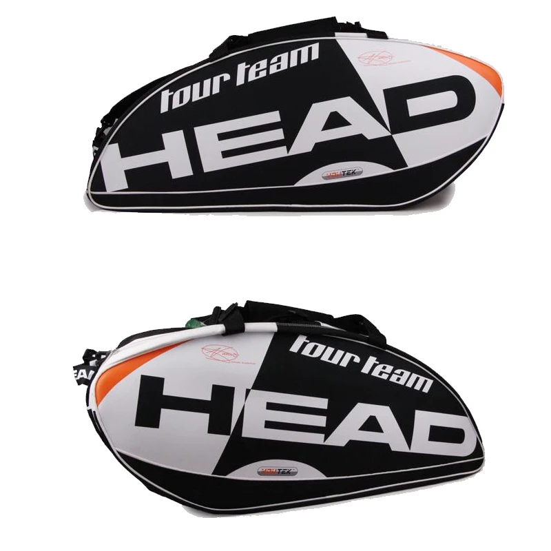 Профессиональная теннисная сумка HEAD вместительный спортивный рюкзак с одной