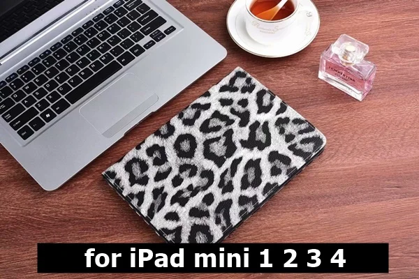 mini 1234-B Чехол для Apple iPad mini 5 чехол Смарт Флип кожаный Леопард Стенд мягкий чехол для iPad mini 1 2 3 4 Чехол 7,9 дюймов kimTHmall - Цвет: mini 1234-B