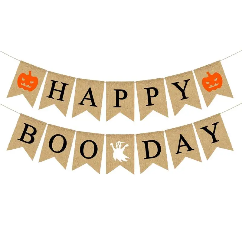 

1 Set of Decorative Banner Halloween Party Supplies Haunted House Decoration