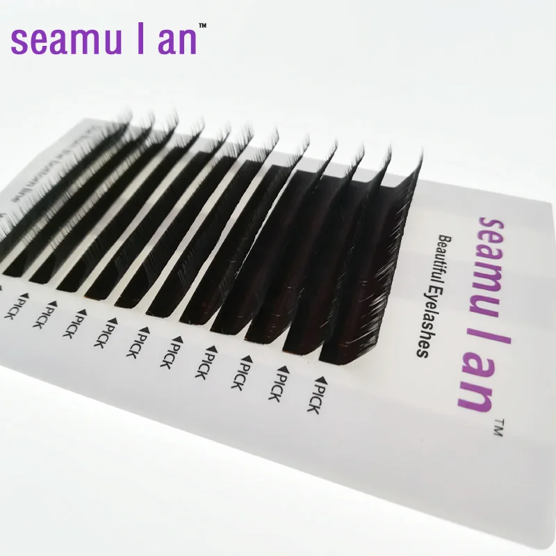 Новые Накладные ресницы LU Curl из норки индивидуальные 3 дюйма для наращивания DEyelash