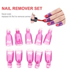 Пластик лак искусство впитывающийся для Кепки зажим средство для снятия УФ гель-лака Обёрточная бумага инструмент для Неил арта украшения для кончиков ногтей для пальцев жидкость для снятия лака для ногтей инструмент