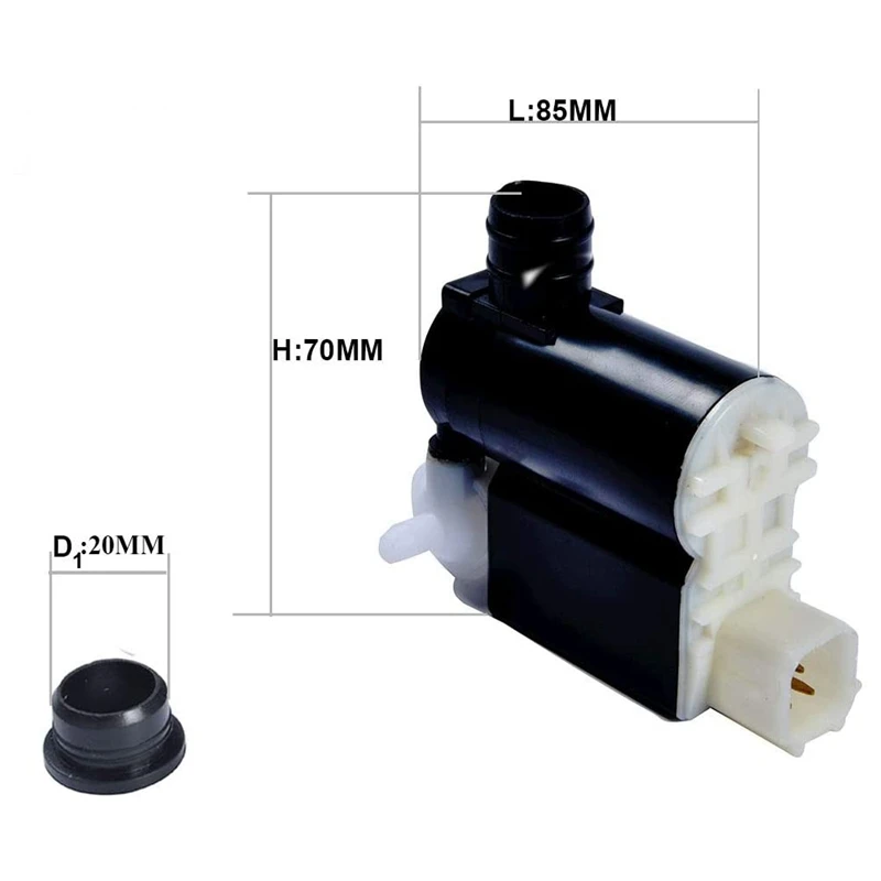98510-2V100 Windshield Washer Pump for 2013-2016 Hyundai Santa Fe 2012-2016 Veloster Fluid | Автомобили и мотоциклы