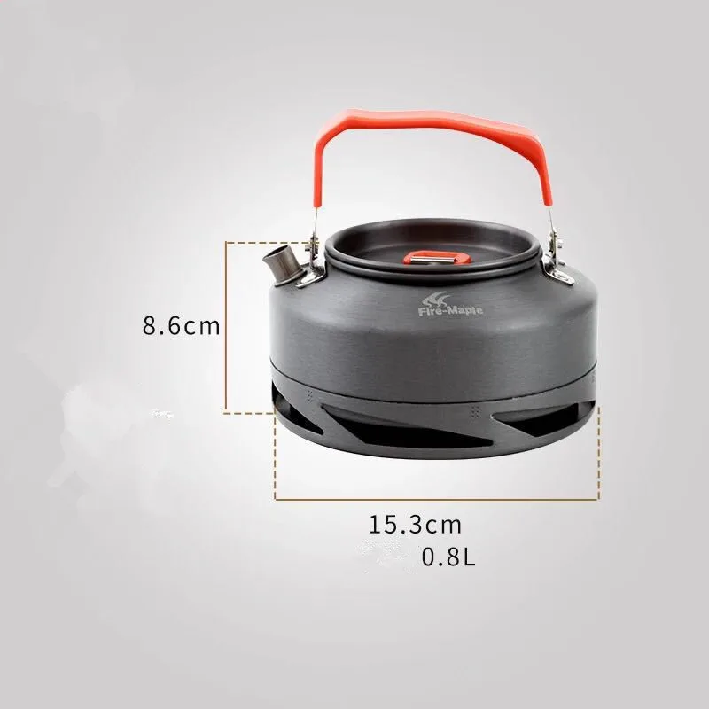 Походный горшок для горячего кофе пикника чайник кипячения воды путешествий
