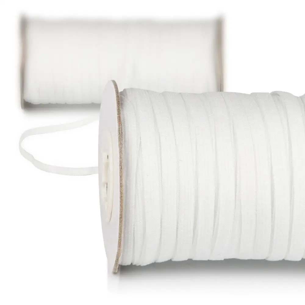 Плетеная резинка для шитья сделай сам эластичная лента вязания 5 мм плоская