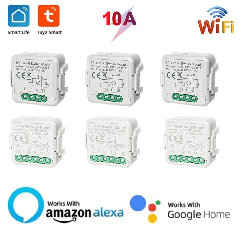 

Умный переключатель с поддержкой Wi-Fi и голосового управления