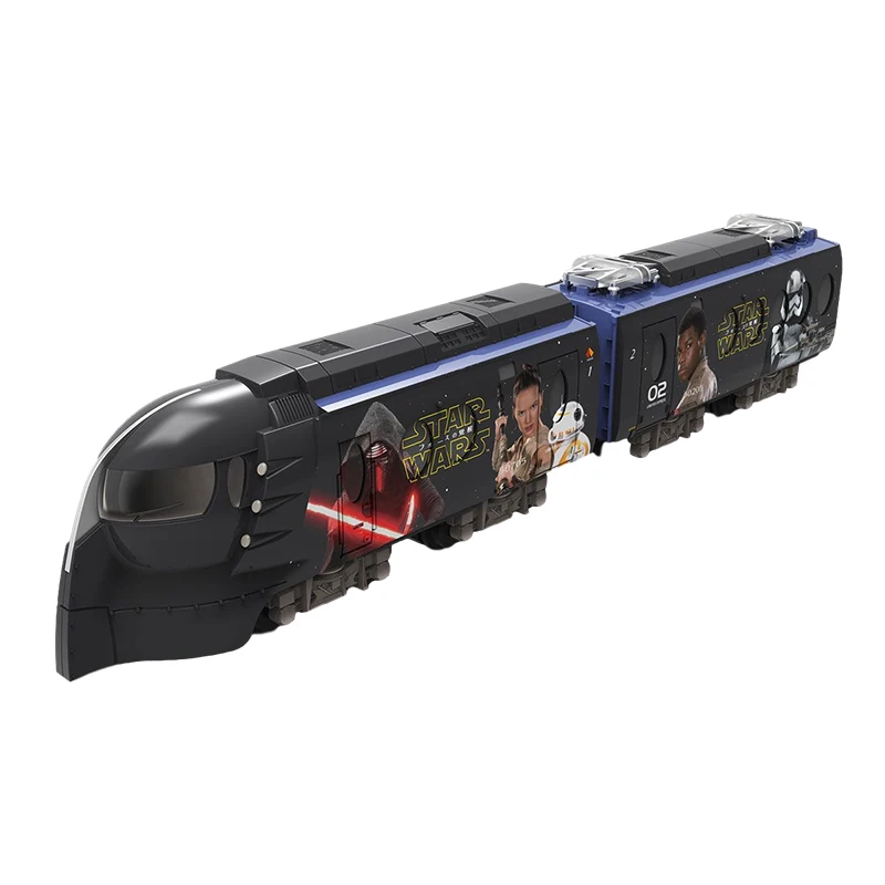 

Bandai Original Star Wars Interstellar Train Theme Train No. 1 Car No. 2 Action Pvc Model Collectible Toys for Kids