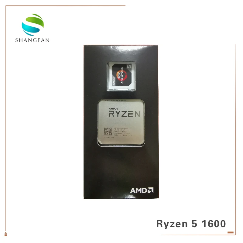 Новый процессор AMD Ryzen 5 1600 R5 3 2 ГГц шестиядерный двенадцати потоков 65 Вт YD1600BBM6IAE