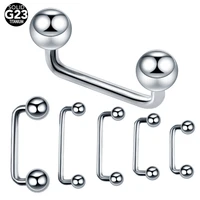 10pcslot titanium externally threaded surface barbell micro dermal anchor piercings 16g 14g surface bar piercing body jewelry