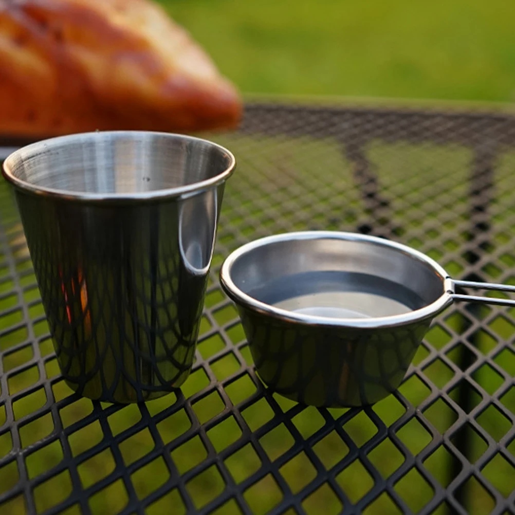 

1 Set Stainless Steel Liquor Cups Portable Wine Cups Spirits Storage Containers