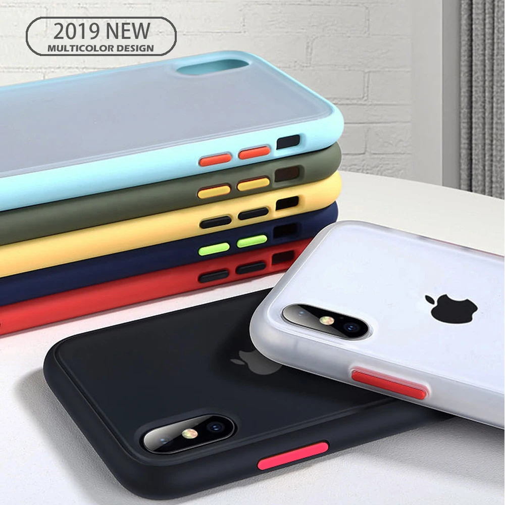 Transparent Shockproof Phone Case for Apple iPhone 11 PRO 11PRO XS Max XR 6s 7 8 Plus 7Plus 8Plus Silicone Cover Coque Funda | Мобильные