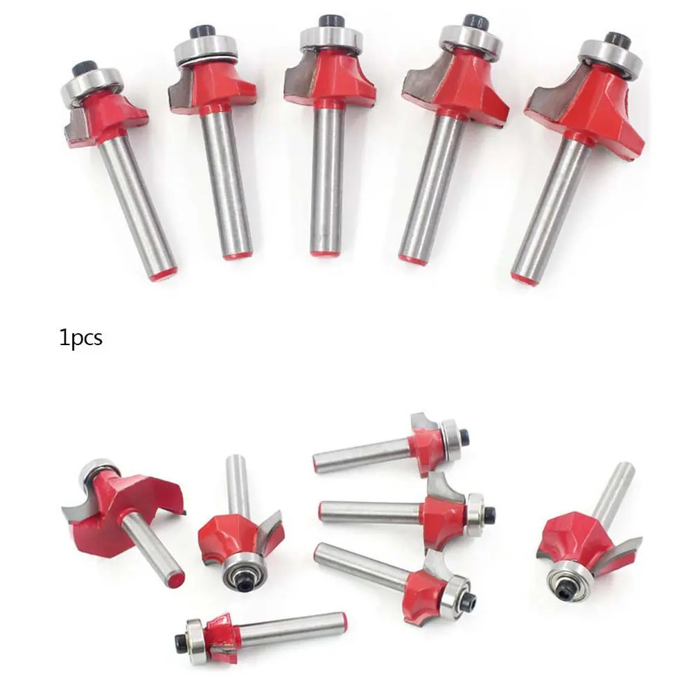 Деревообрабатывающий фрезерный резец с подшипником Круглый угловой карбидный