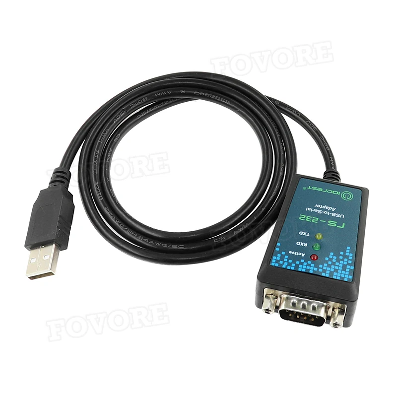 USB к RS232 COM порт Последовательный DB9 Pin кабель адаптер FTDI232 чипсет для Windows 7 8 1 XP Vista Mac