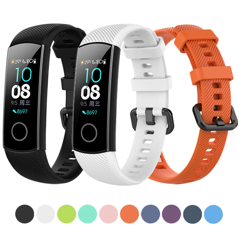 Ремешок Laforuta для Honor Band 5 силиконовый ремешок наручных часов Huawei женский и мужской