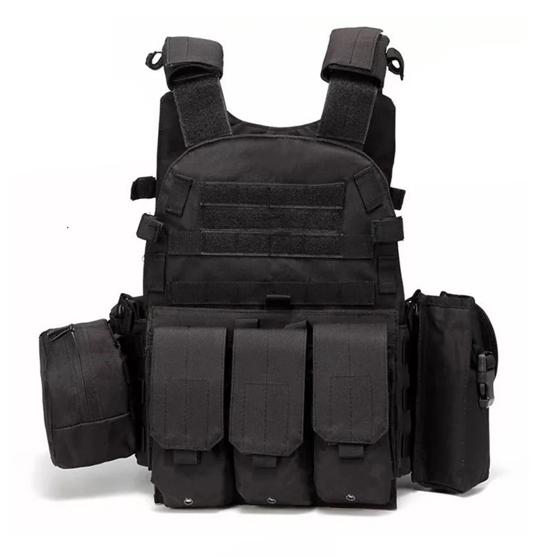 Hunting Vest Military Tactical Plate Carrier Ammo Magazine Airsoft Paintball Gear Armor | Безопасность и защита