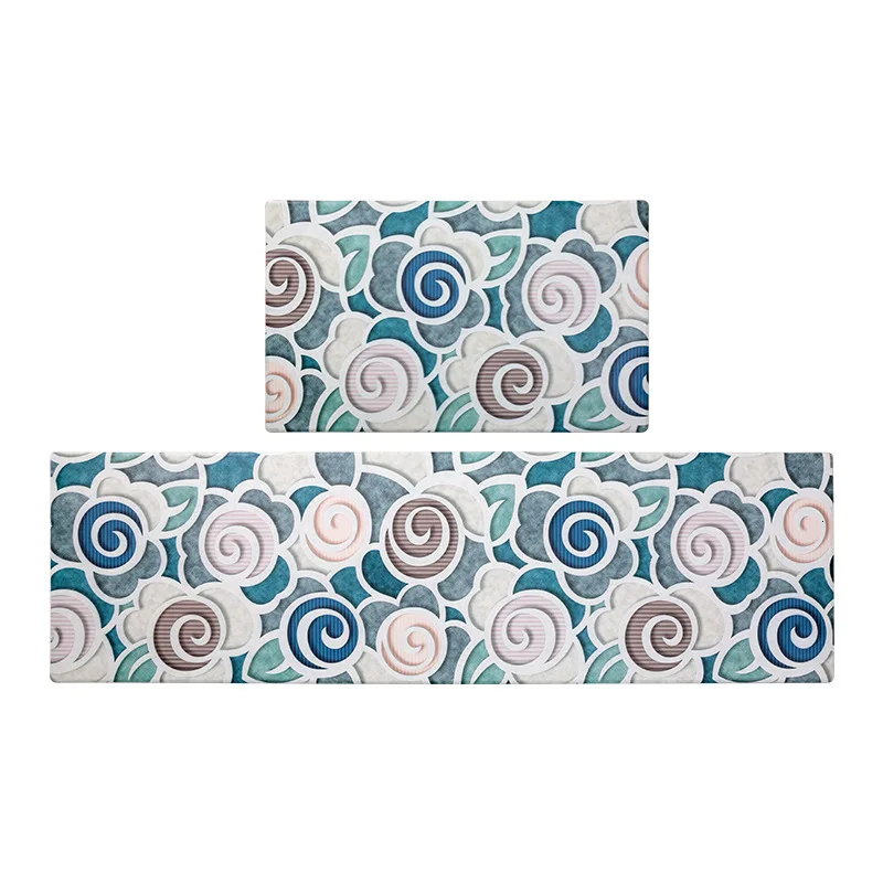 Качественные кухонные коврики ПВХ кожаные напольные большие для спальни татами