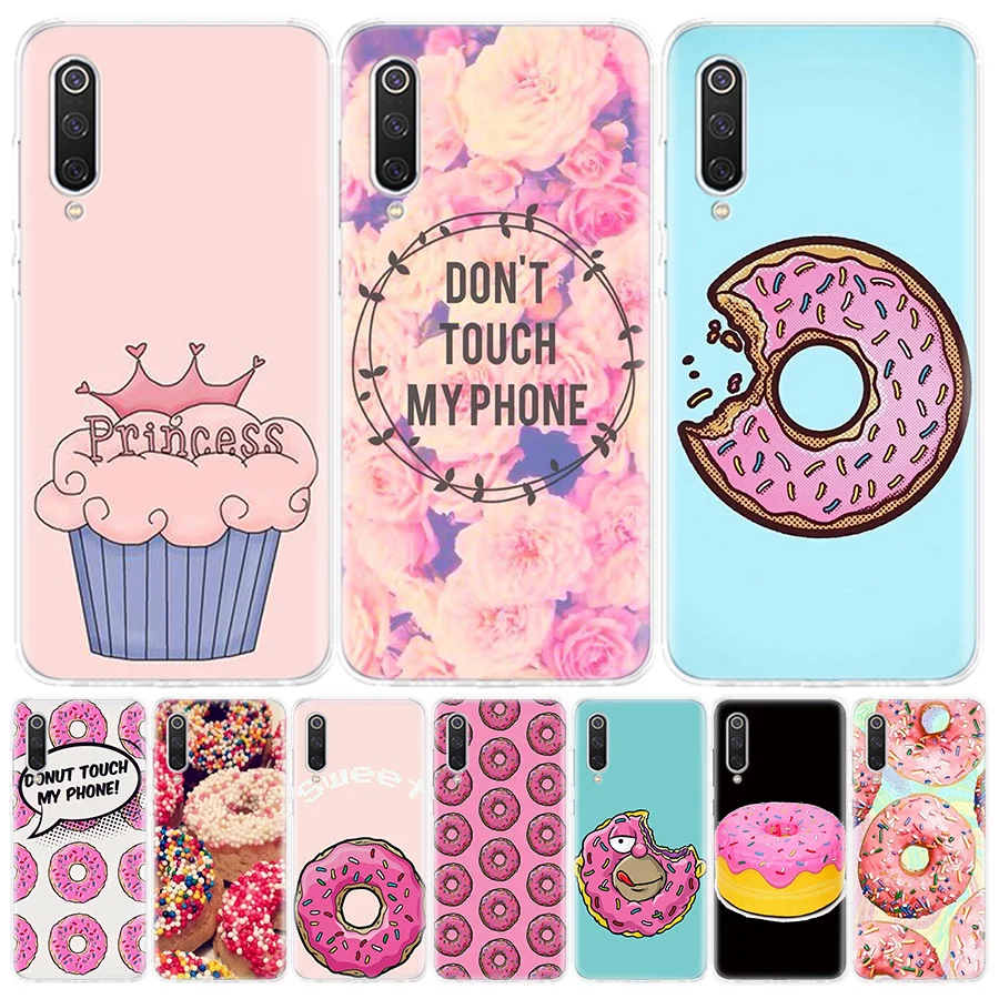 Simps пончики любовь COM конфеты торт чехол для телефона Redmi S2 Note 10 8T 8Pro 8 7 6 5 8A 7A 6A K20 Xiaomi