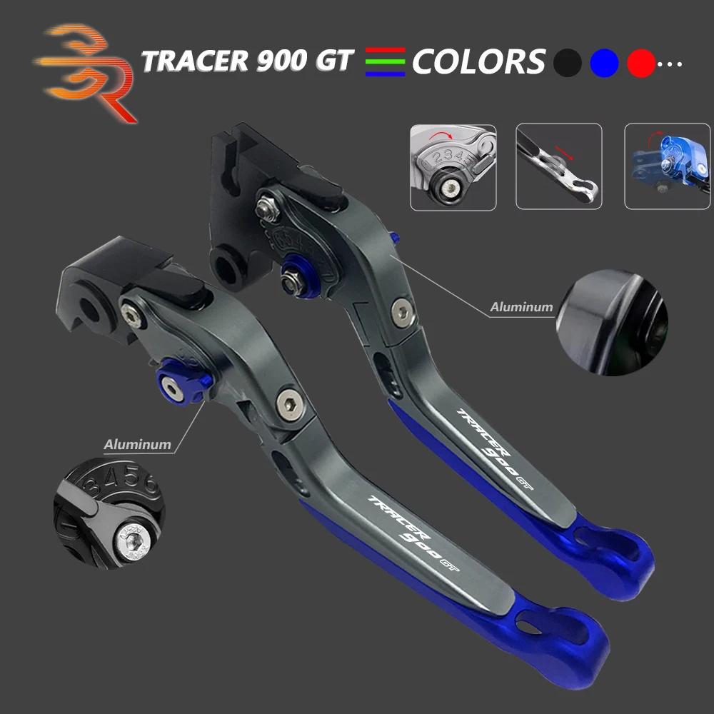 

TRACER 900 GT 2019 Brake Clutch Levers Aluminum Adjustable Folding Extendable Motorcycle Accessories For Yamaha TRACER900GT 2018