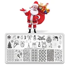 BeautyBigBang, 2021 год, Рождественская тема, фотография, печать, шаблон, Санта-Клаус, дизайн, инструменты для маникюра