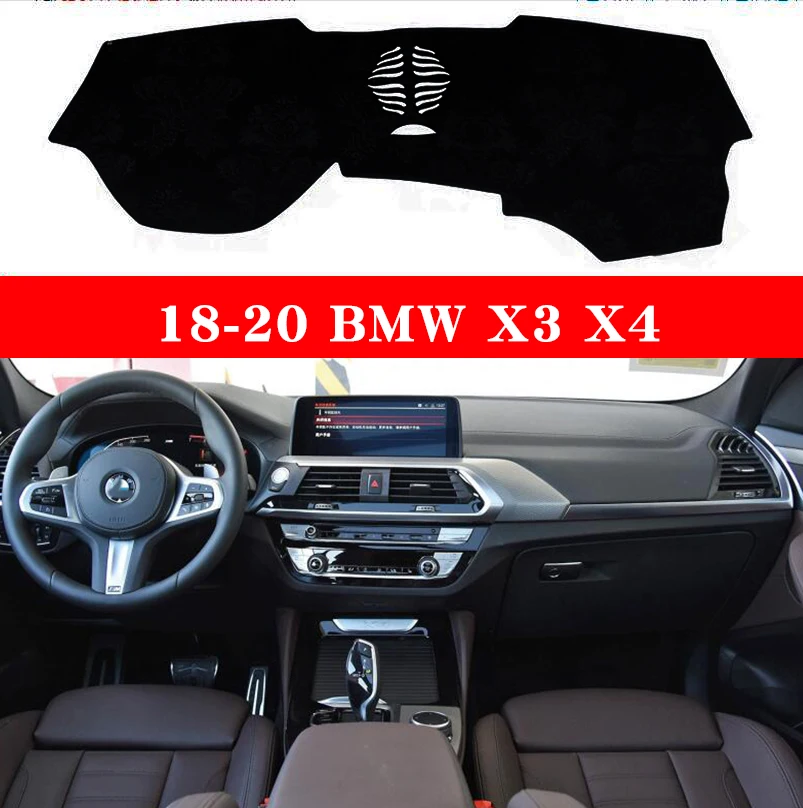 

Панельный коврик для приборной панели BMW X3 X4, противоскользящая панель для приборной панели 18 19 20