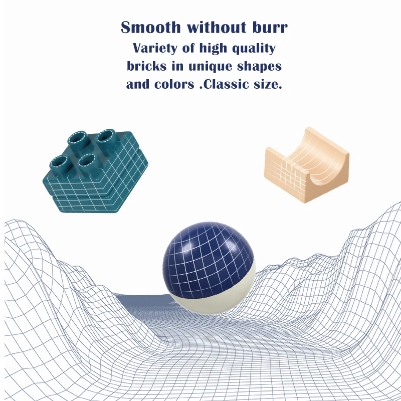 Новые 80 шт . мраморные гоночные строительные блоки совместимые с основными