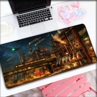 gujiaduo night view city large mouse pad desktop notebook computer pc gamer resting keyboard carpet mats gaming accessories desk