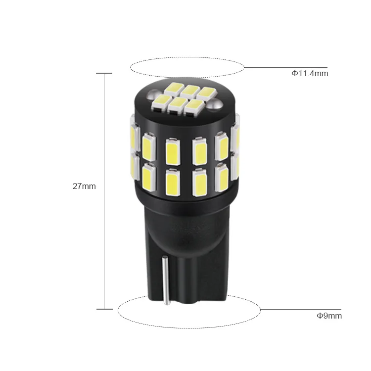 JIACHI 100 шт./лот с фабрики T10 светодиодный 30 SMD W5W 1210 501 168 194 2825 светодиодный лампы для салона автомобиля светодиодный светильник белый 12-24V