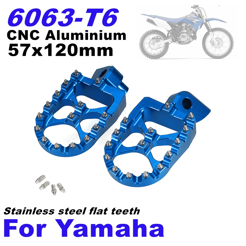 Для Yamaha YZ 85 125 250 250FX WR R X 450 F YZ125 FZ CNC мотоциклетные подножки широкая педаль