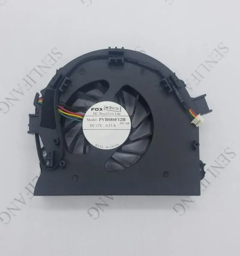 

For Foxconn PVB080F12H -P01-AB P00-AB DC 12V 0.53A 4-wire Server Cooler Fan