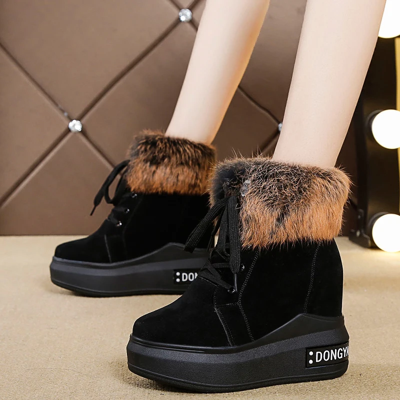 Новинка классические женские ботильоны зимние повседневные ботинки женская