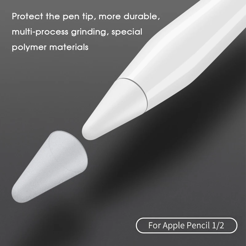 8 шт. новый силиконовый сменный наконечник чехол накладка для Apple Pencil 1-й 2-й стилус