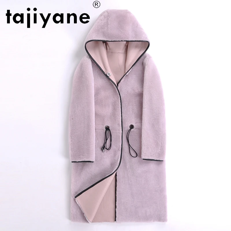 

Tajiyane Winter Coats Women 2020 Female Wool Real Fur Coat Woman Genuine Leather Jacket Women's Long Jackets Cuero Genuino TN280