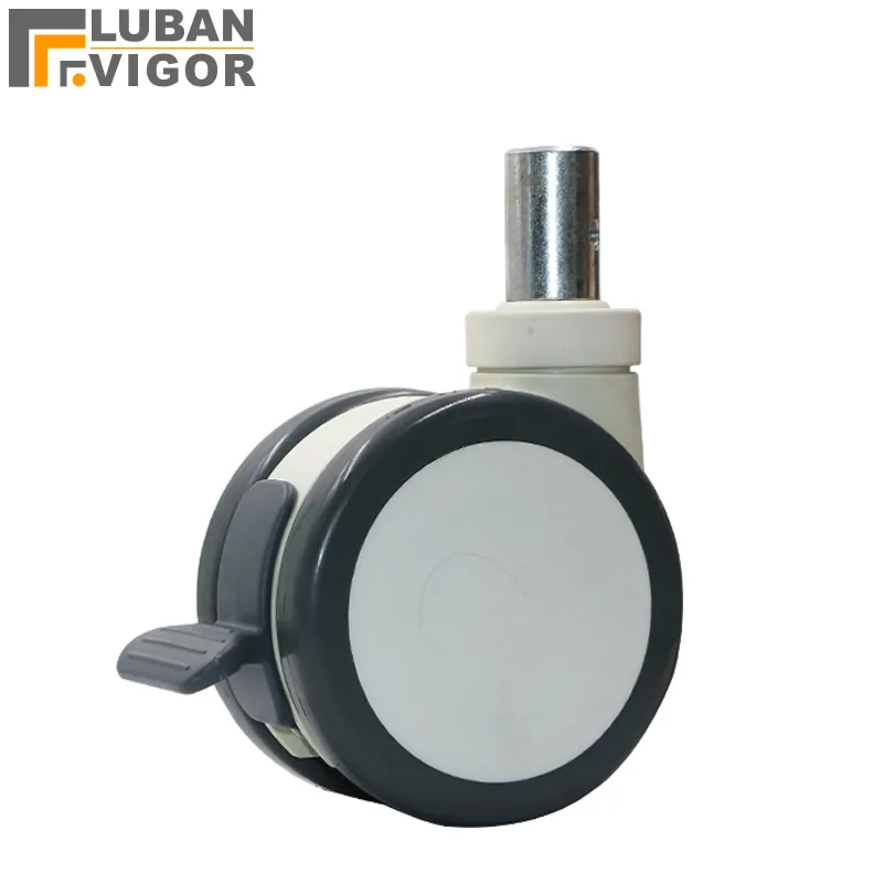 

5-дюймовые Медицинские Ролики/колеса, с винтом и плунжером, медицинские бесшумные ролики, медицинское оборудование для медсестер