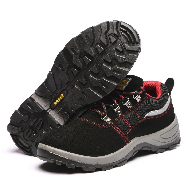 

2019 Work Safety Boots Men Shoes Steel Toe Work Shoes Anti Piercing Safety Shoes Men Work Boots Construction Protective Shoes
