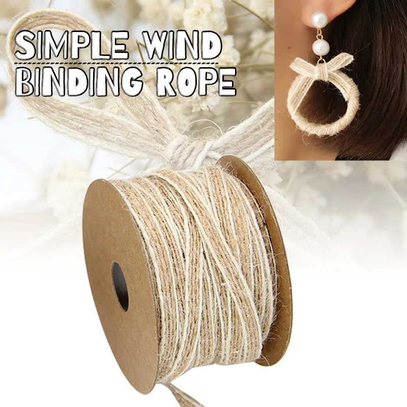 

1 Roll 10-meter Jute Burlap Hessian Ribbon With Rustic Lace Wedding Party DIY Decor Clothing Sewing Supplies