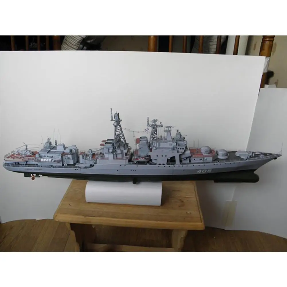 

1:200 Admiral Antisubmarine Ship DIY 3D Paper Card Toys Set Toy Educational Military Model Building Kids Model Toys Constru Q9S8