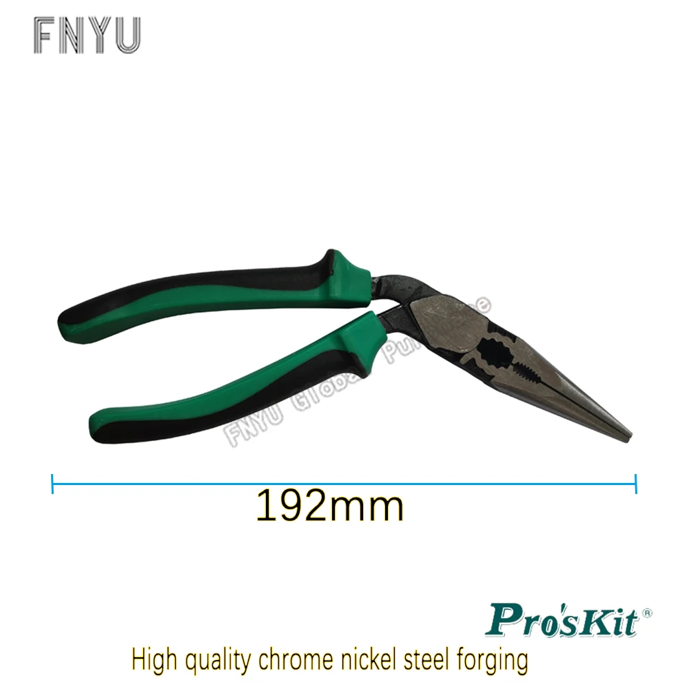 Pro'sKit плоскогубцы для носа изогнутые с наконечником на 8 градусов ''