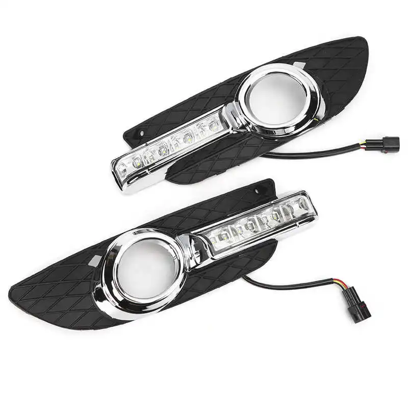 LED DRL светодиодные дневные ходовые огни Светильник Цвет: желтый белый 2 Цвета