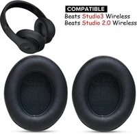 compatible with studio3 earpads replacement ear pads cushions muffs repair parts studio 3 studio 2 0 wireless noise cancelling