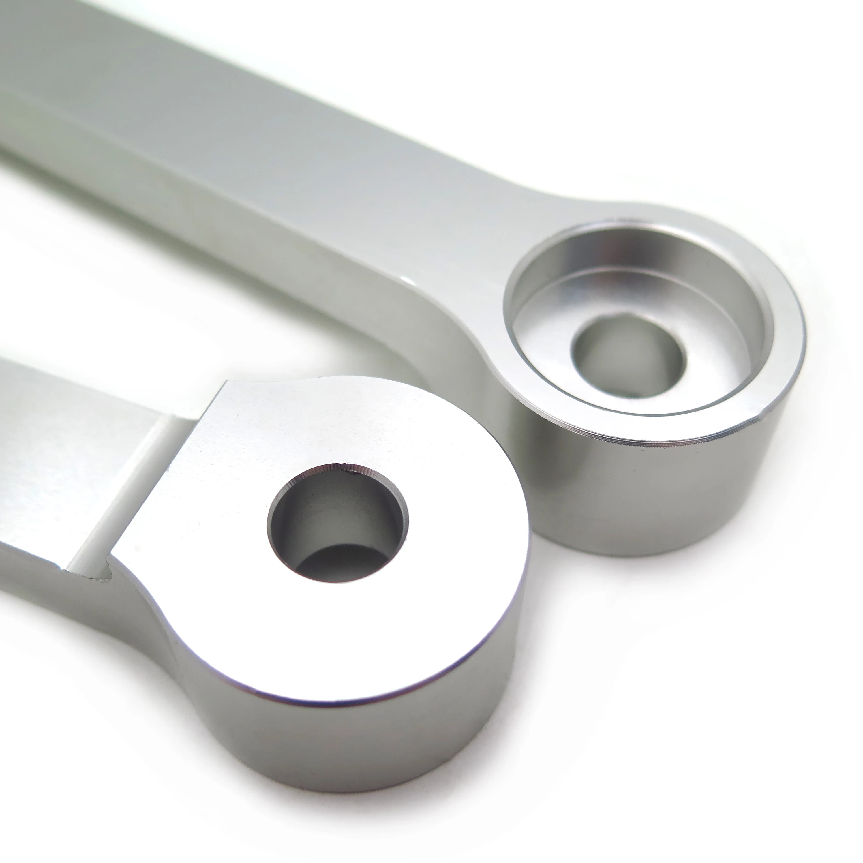 Aftermarket free shipping motorcycle parts Billet Lowering Links For 1986-2007 Kawasaki EX250 EX 250 bike Silver | Автомобили и