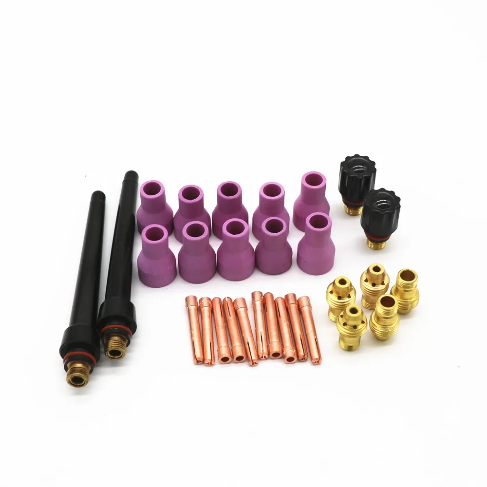 Комплект QQ150 аргонная Сварка TIG тройная сварка корпус цанги 9*30 керамическая