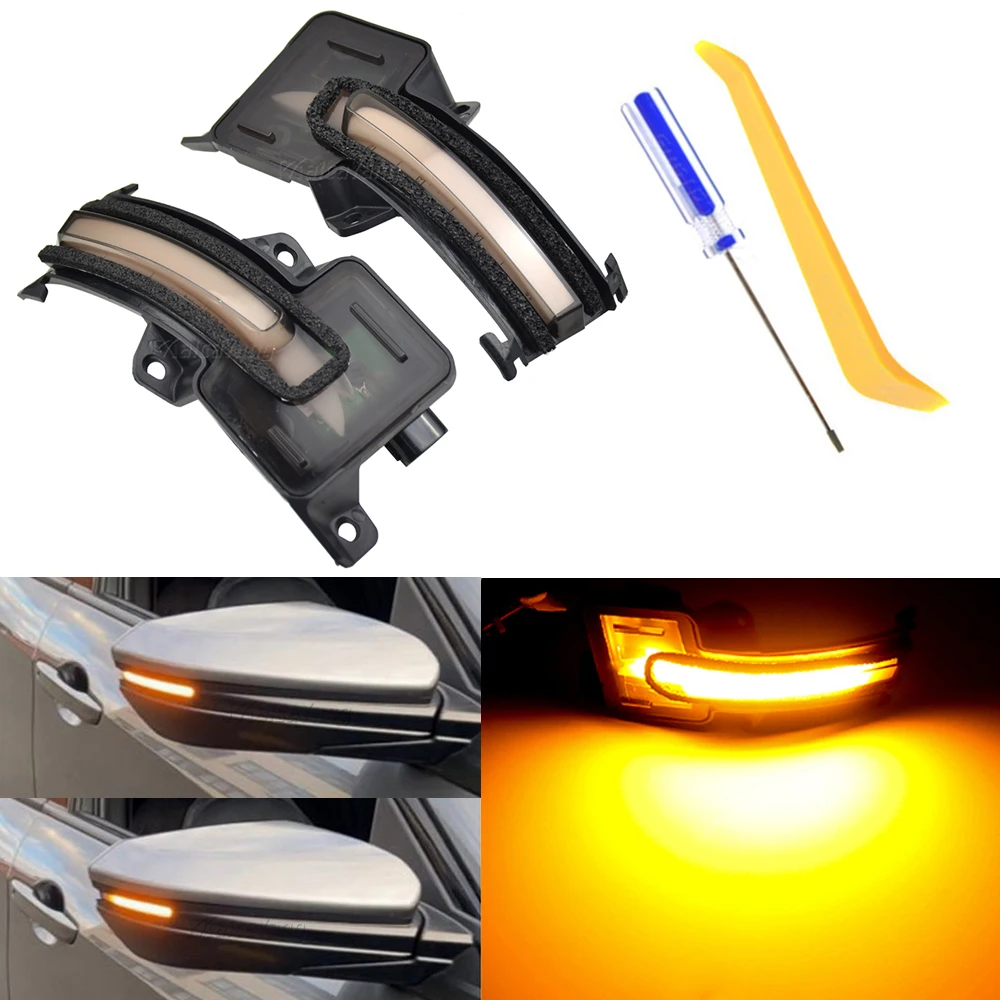 

Flowing Mirror Indicator Blinker Lamp Dynamic LED Turn Signal Light For Honda Civic 10th Gen. FC1 FK7 2016 2017 2018 2019 2020