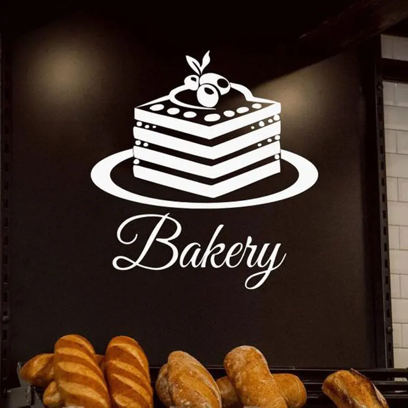 

Pastries Bakery Bread Pastry Cakes Biscuits Food Wall Decal Vinyl Interior Home Decor Design Kitchen Window Sticker Mural 2034
