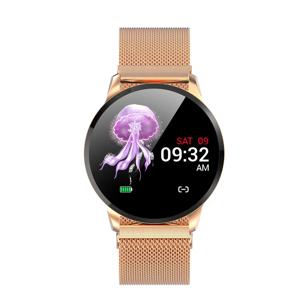 Greentiger Новые смарт-часы для фитнеса для женщин монитор сердечного ритма Bluetooth Шагомер сенсорный Интеллектуальный спортивный Smartwatch VS L5 L7 F8