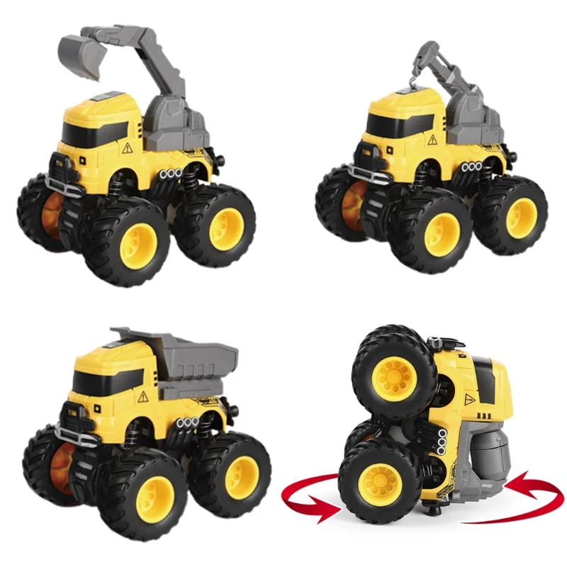 

Construction Toy Cars for Boys 3 4 5 6 7 8 Years Old, 4 Pack Push & Go MOLD