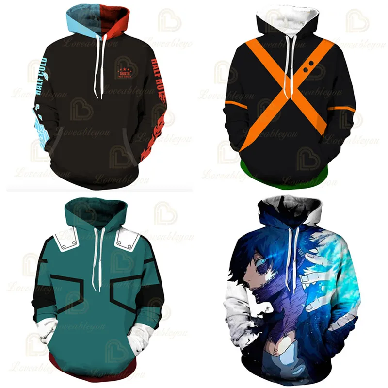 

3D Digital Color Printing Men's and Women's Hooded Hoodies Long Sleeve Spring Autumn Adults Kids Clothing