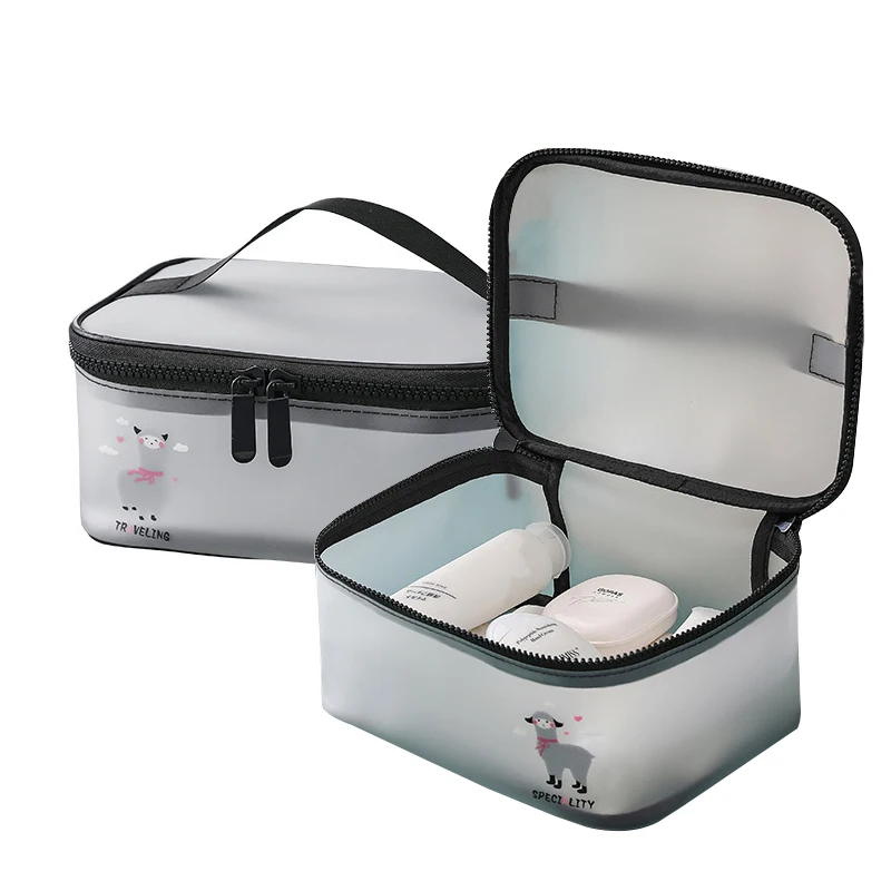 Прозрачная косметичка из ПВХ женская в Корейском стиле сумка для туалетных