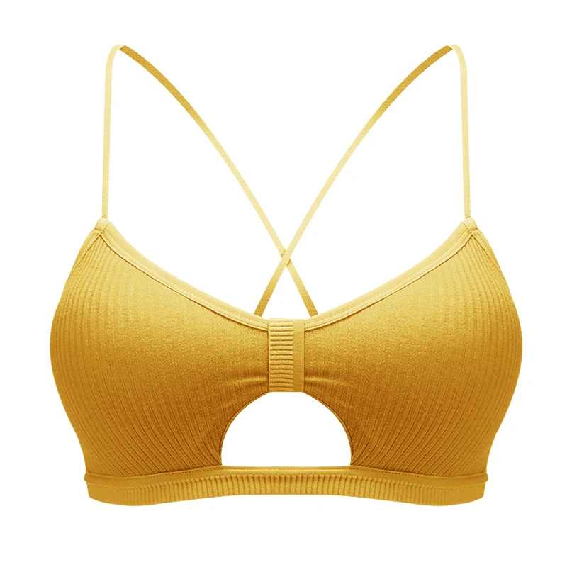 Женский сексуальный бюстгальтер без косточек с открытой спиной для красоты