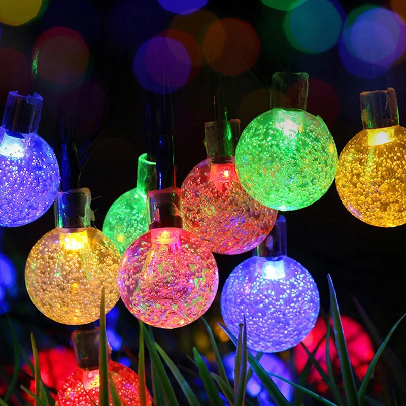 

Solar Garlands String Light 5-12M Star Flower Solar Lamp Power LED String Fairy Lights Garden Christmas Decor for Party Outdoor