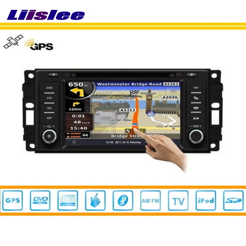 Автомобильный GPS навигатор навигация с картой для Dodge Journey 2008 ~ 2010 радио ТВ CD DVD iPod
