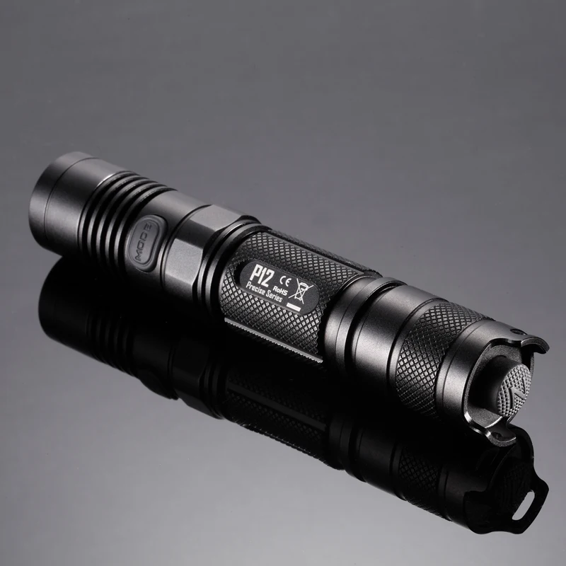 NITECORE P12 тактический фонарь XM-L2 U2 Led max 1000 люмен дальность луча 232 м открытый свет поиск поисково-спасательный фонарь